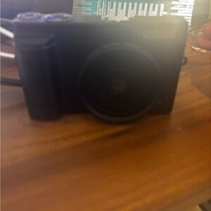 black digital camera